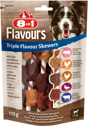 8in1 Triple Flavour Skewers 6Ct