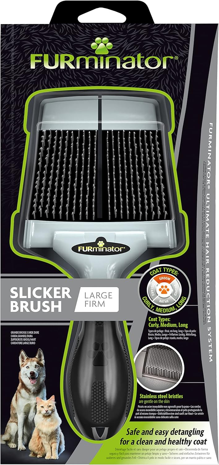 Furminator Dog & Cat Slicker Brush L Solf 12 YA