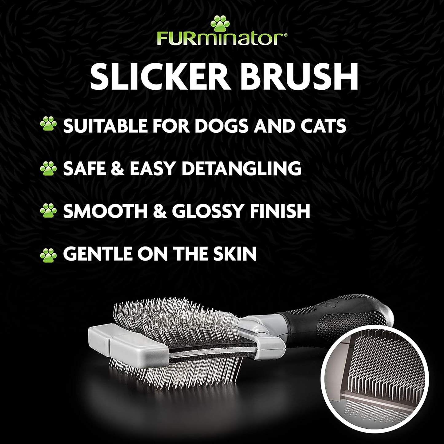 Furminator Dog & Cat Slicker Brush L Solf 12 YA