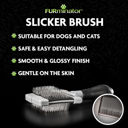 Furminator Dog & Cat Slicker Brush L Solf 12 YA
