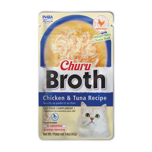 Inaba Chicken Broth with Tuna 40g