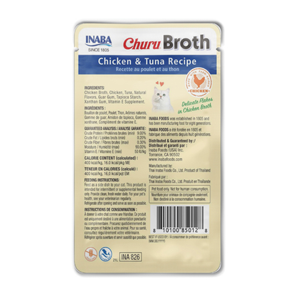 Inaba Chicken Broth with Tuna 40g