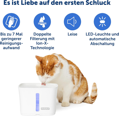 PetSafe Viva Pet Fountain for Cats & Small Dogs – 1.8L/64oz, Whisper Quiet, Dishwasher Safe UAE