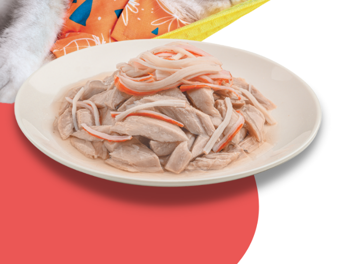 Moochie Cat Food Tuna & Kanikama Recipe in Jelly Pouch 70g