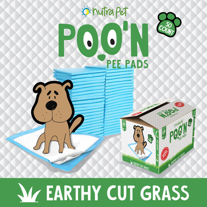 Nutrapet Poo N Pee Pads Grass Attractant 60 Cms X 60 Cms 5 X Absorption With Floor Mat Stickers