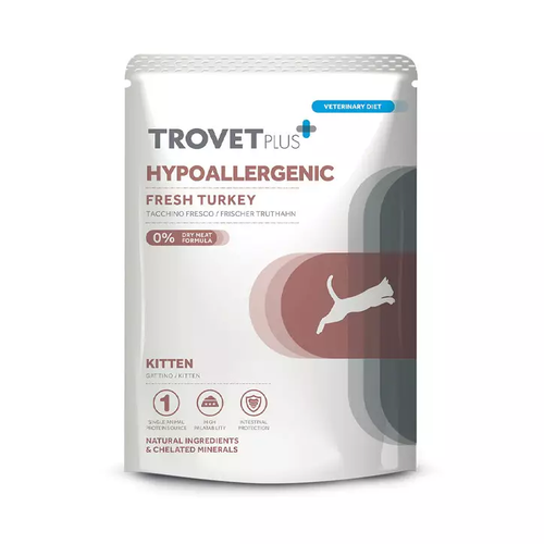 Trovet Plus Cat Pouch Kitten Hypoallaergrnic Turkey 85g