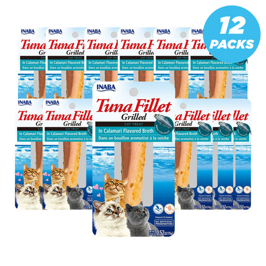 Inaba Tuna In Calamari Broth 15G /Per Pc - Pack Of 12