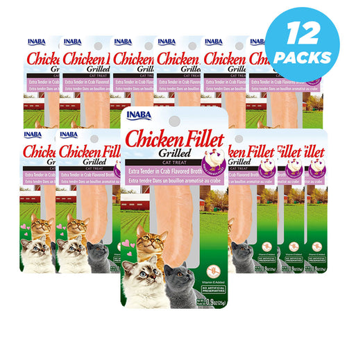 Inaba Chicken Extra Tender In Crab Broth 25 G /Per Pc - Pack Of 12