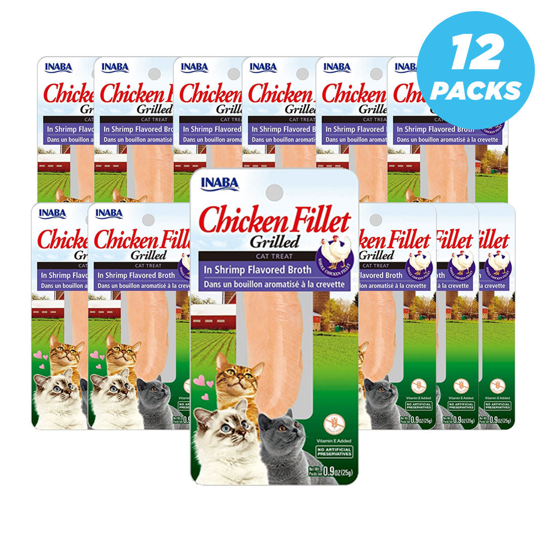 Inaba Chicken In Shrimp Broth 25 G /Per Pc - Pack Of 12
