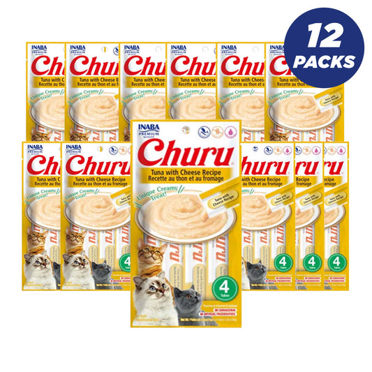 Inaba Churu Tuna With Cheese - 56G - Pack Of 12