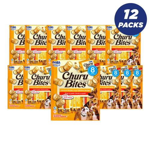 Inaba Churu Chicken Recipe Wraps Chicken Recipe 96G/8 Packs Per Pack - Pack Of 12