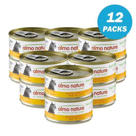 Almo Nature Natural - Chicken Fillet Wet food 70 g - Pack of 12