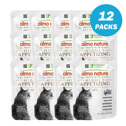 Almo Nature Highly Appetizing Sardines Wet food 50 g - Pack of 12