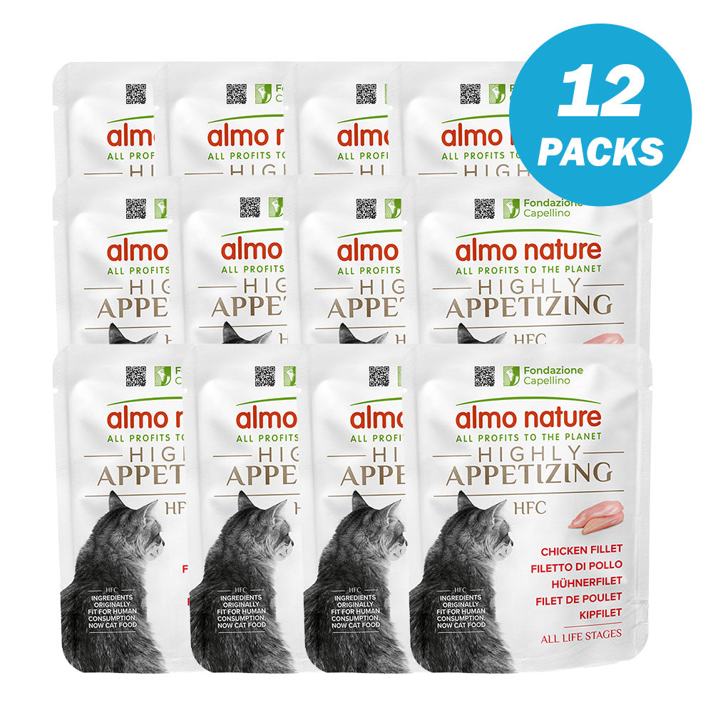 Almo Nature Highly Appetizing Chicken Fillet Wet food 50 g - Pack of 12