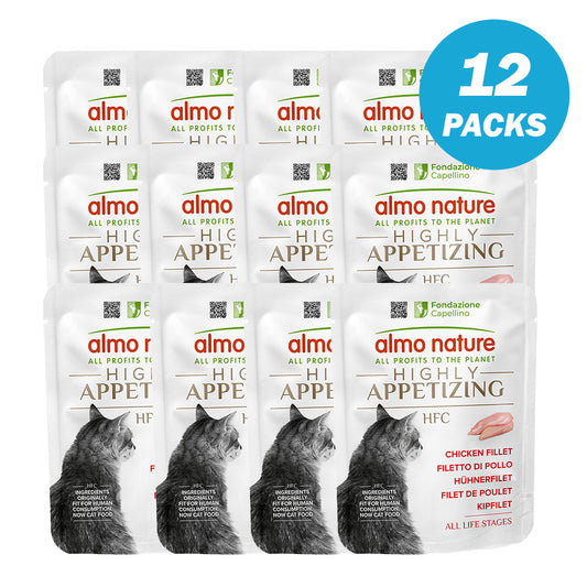 Almo Nature Highly Appetizing Chicken Fillet Wet food 50 g - Pack of 12