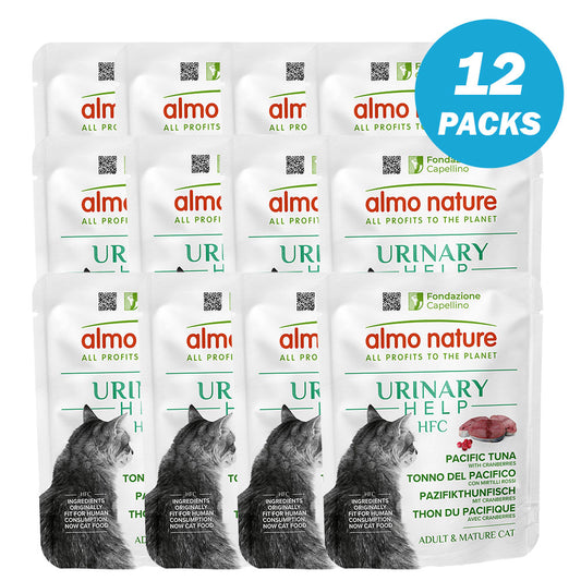 Almo Nature Urinary Help Pacific Tuna with Cranberries Wet food 50 g - Pack of 12