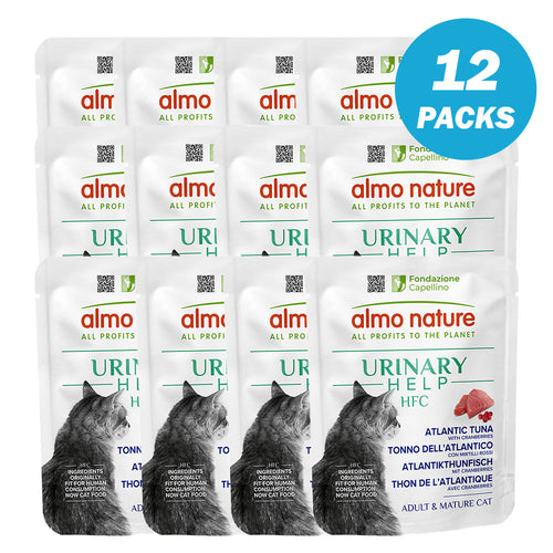 Almo Nature Urinary Help Atlantic Tuna with Cranberries Wet food 50 g - Pack of 12