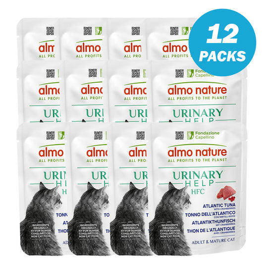Almo Nature Urinary Help Atlantic Tuna with Cranberries Wet food 50 g - Pack of 12