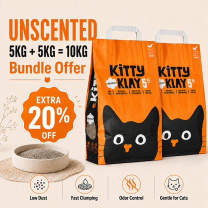 Kitty Klay Bentonite Clumping Cat Litter - Original 5Kg