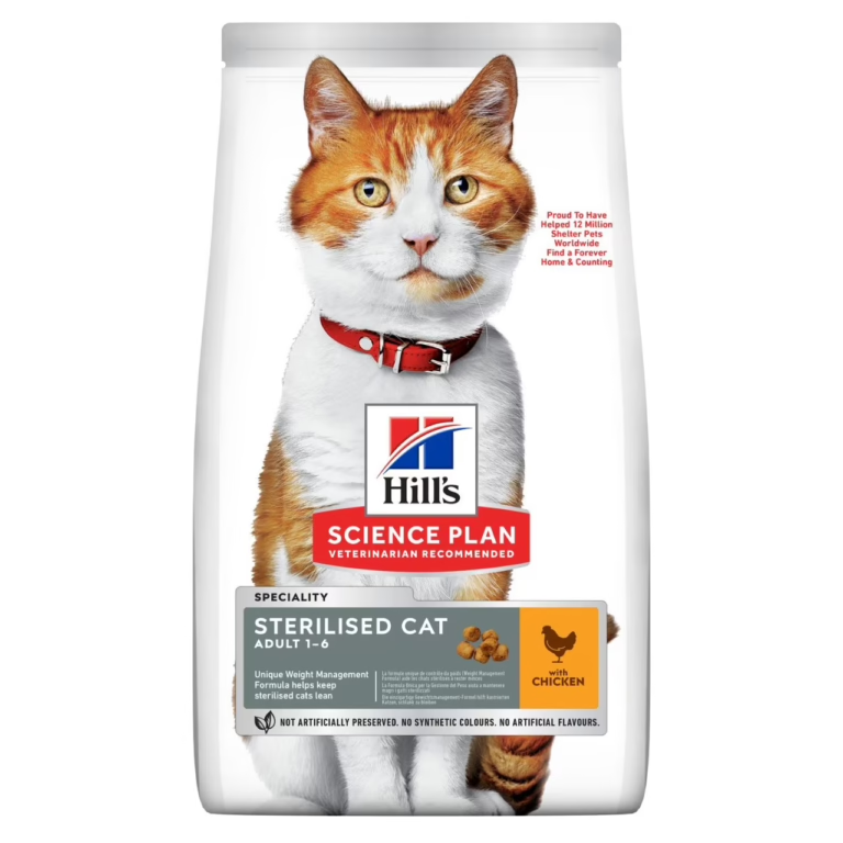 Hill's Science Plan Sterilised Adult Cat Food with Chicken - 3kg