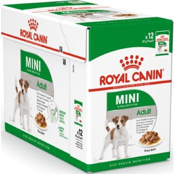 Royal Canin Size Health Nutrition Mini Adult (Wet Food - Pouches) 12 x 85 g