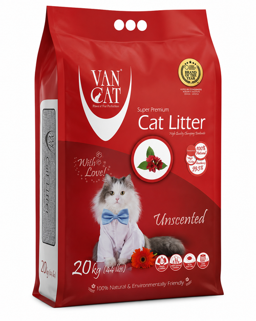 Van Cat White Clumping Compact Natural 20Kg