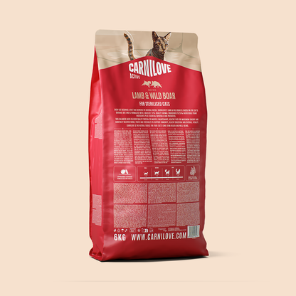 Carnilove Lamb & Wild Boar for Adult Cats 6kg