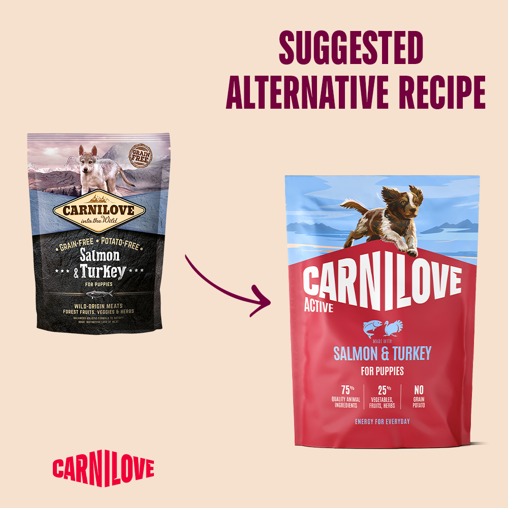 Carnilove Salmon & Turkey for Puppies 1.5kg