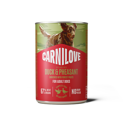 Carnilove Duck & Pheasant for Adult Dogs (Wet Food Cans) 400g