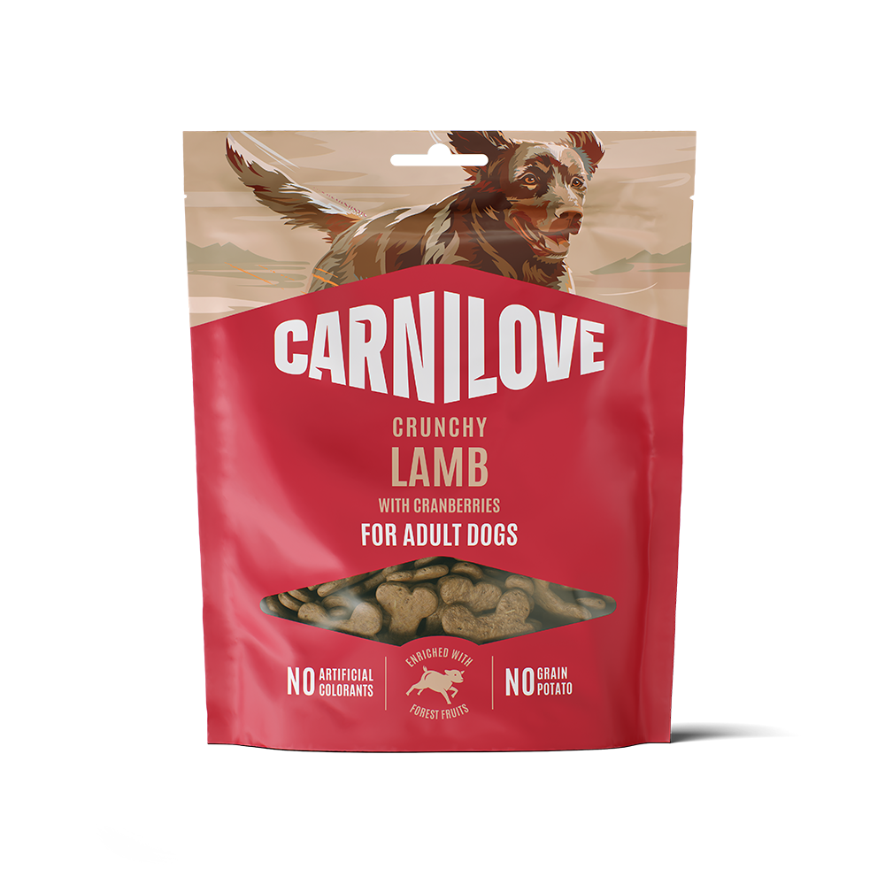 Carnilove Lamb with Cranberries Crunchy Snack for Sensitive Dogs 200g
