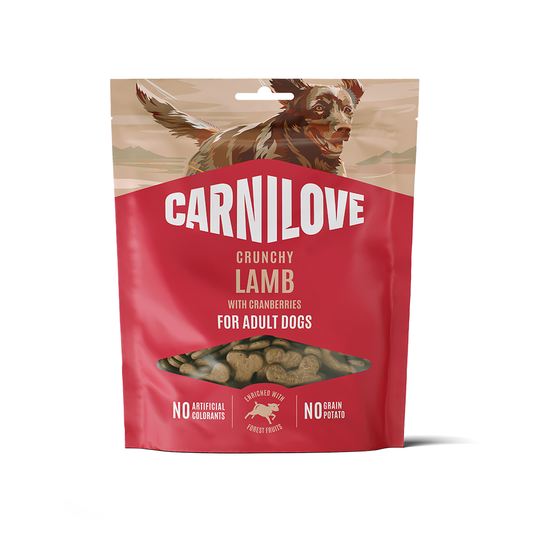Carnilove Lamb with Cranberries Crunchy Snack for Sensitive Dogs 200g