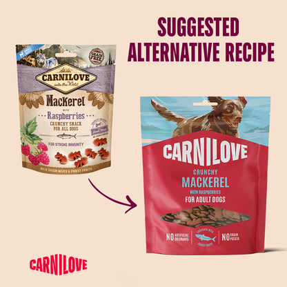 Carnilove Mackerel with Raspberries Crunchy Snack for Dogs 200g