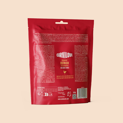 Carnilove Ostrich with Blackberries Crunchy Snack for Dogs 200g