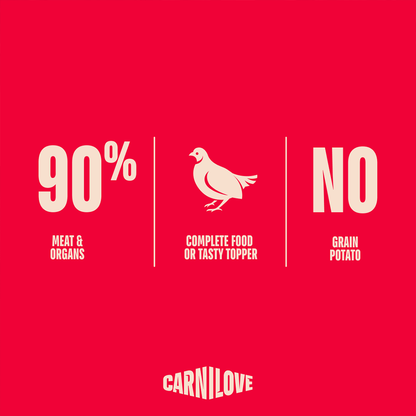 Carnilove Quail enriched with Dandelion for Sterilized Cats Wet Food Pouches - 85g