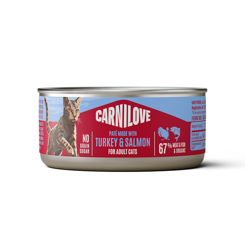 Carnilove Turkey & Salmon for Adult Cats (Wet Food Cans) 100g