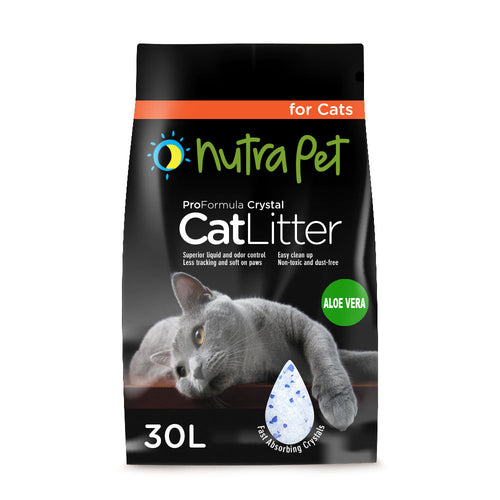 NutraPet Cat Litter Silica Gel 30L – Aloe Vera Scent