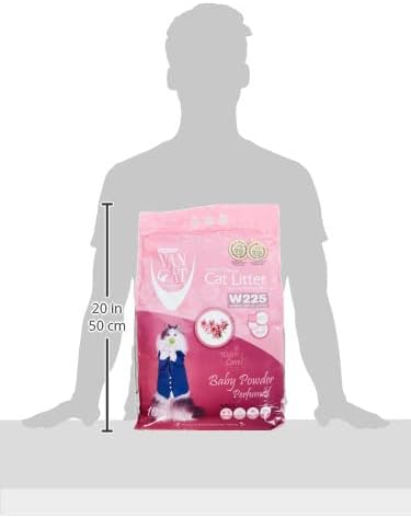 Van Cat White Clumping Bentonite Cat Litter Lavender 5Kg