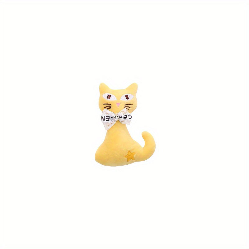 Wild Catz Cateyz Plush Catnip Cat Toy with Multicolours - 7 x 11cm