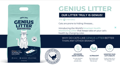 Alpha Paw Genius Litter with Health Indicator 2.7Kg-4L