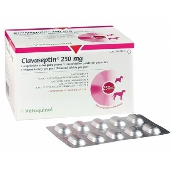 CLAVASEPTIN 250MG 100 TABS AMOXICILLIN (AS AMOXICILLIN