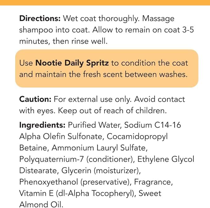Nootie Warm Vanilla Cookie Shampoo 1 Gallon