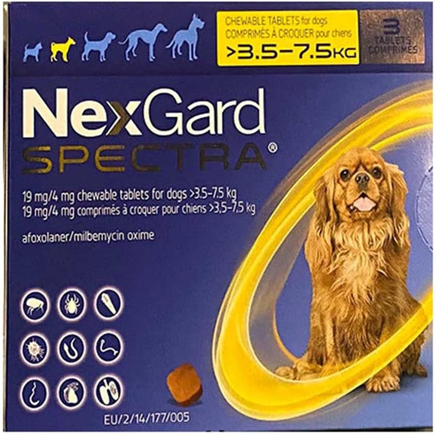Nexgard Spectra S (3.6-7.5 Kg)