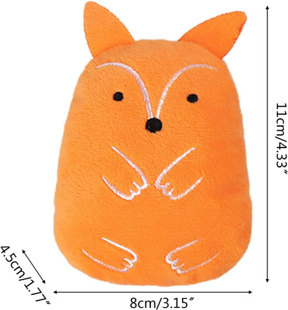 Wild Catz Rabbitz Plush Cat Toy with Multicolours - 11 x 8 x 4.5cm