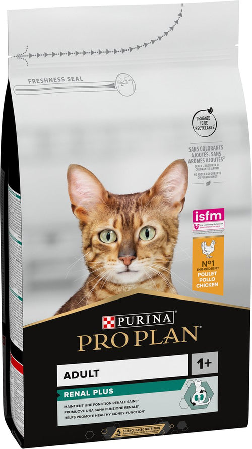 Pro Plan Adult Renal Plus Everyday Dry Cat Food with Chicken, 1.5 kg