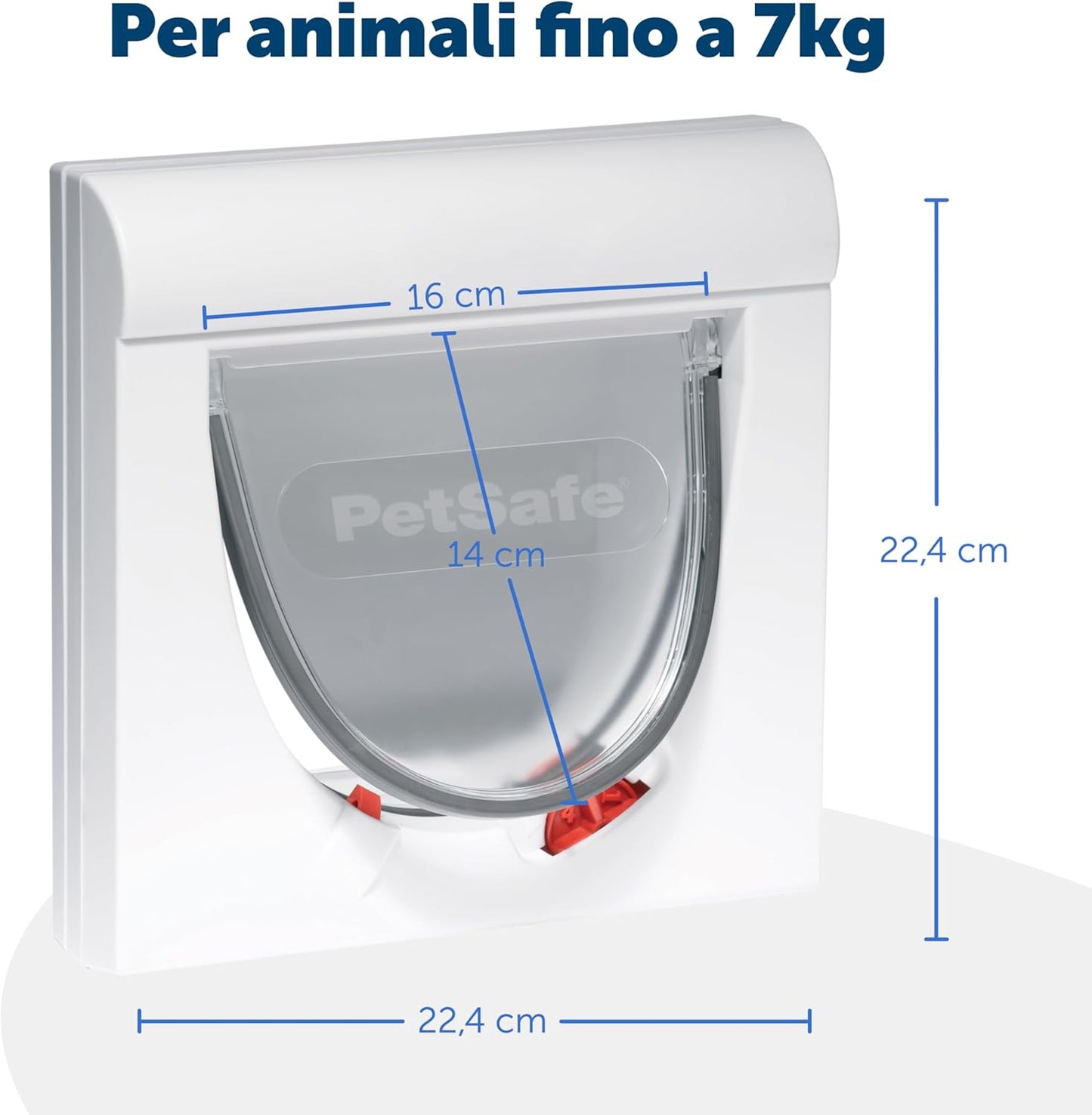 PetSafe Magnetic 4-Way Locking Classic Cat Flap – Magnet-Activated Cat Door UAE