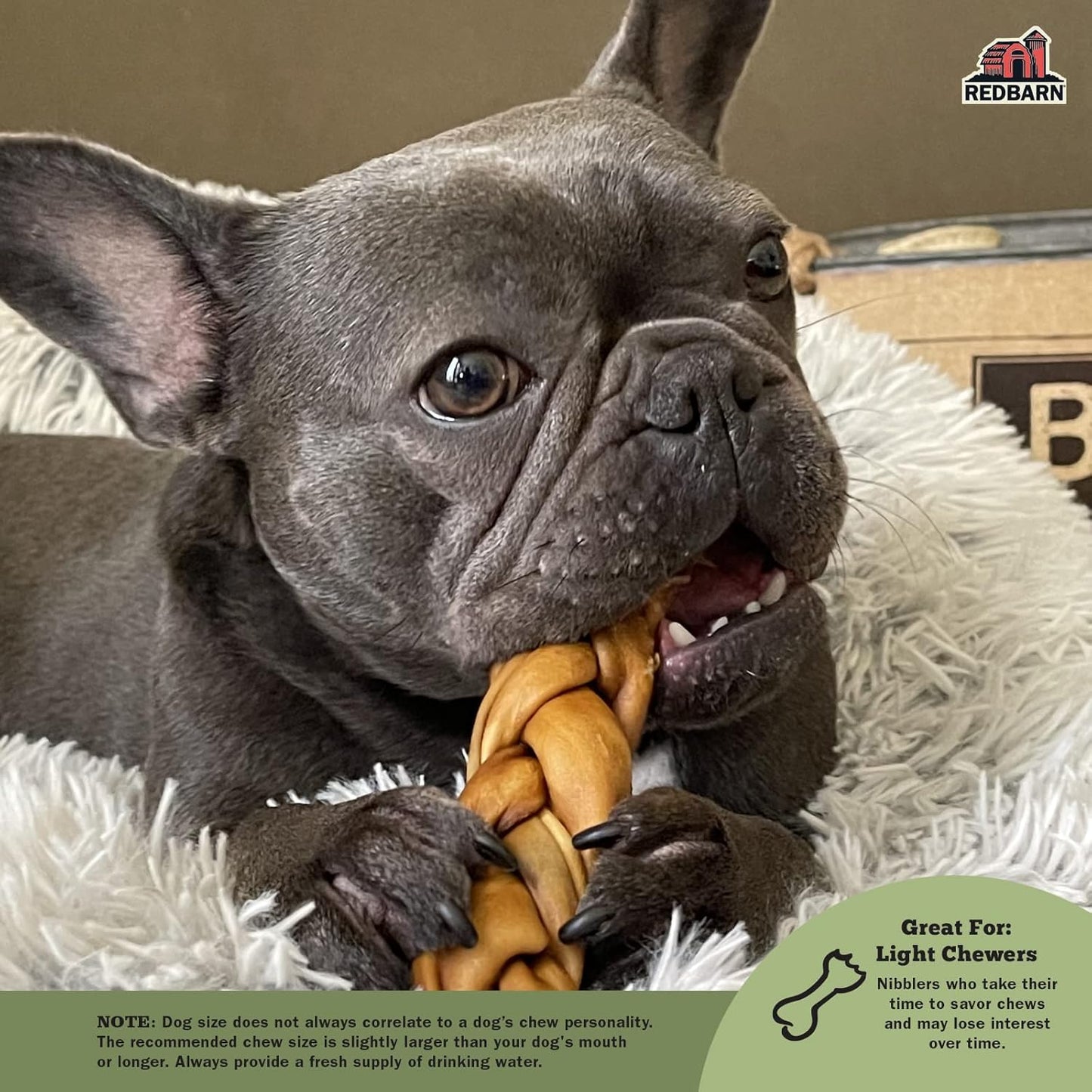 RedBarn 5 inch Braided Bully Stick