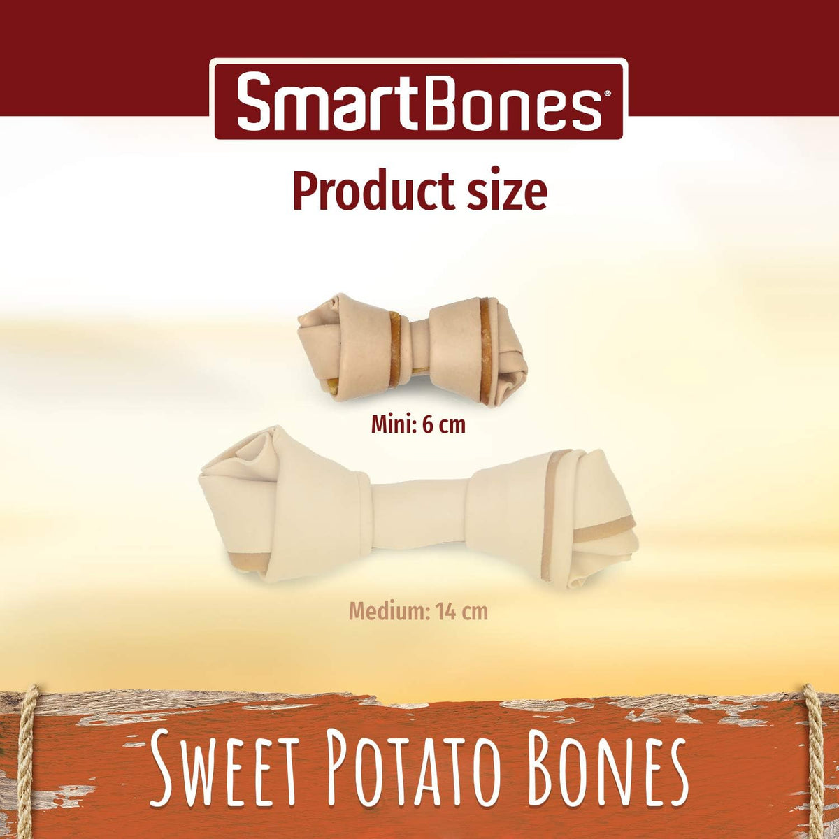 Smartbones Sweet Potato Medium 2Ct