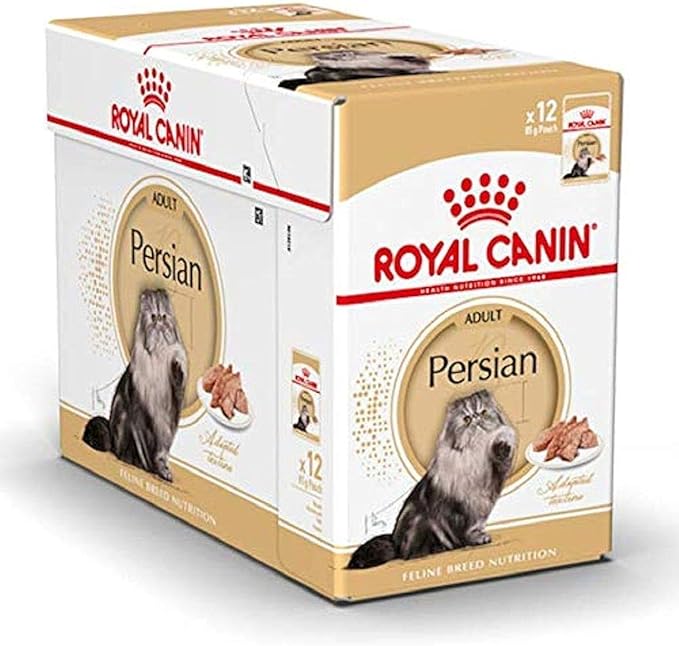 Royal Canin Feline Breed Nutrition Persian (WET FOOD - Pouches) Pack of 12