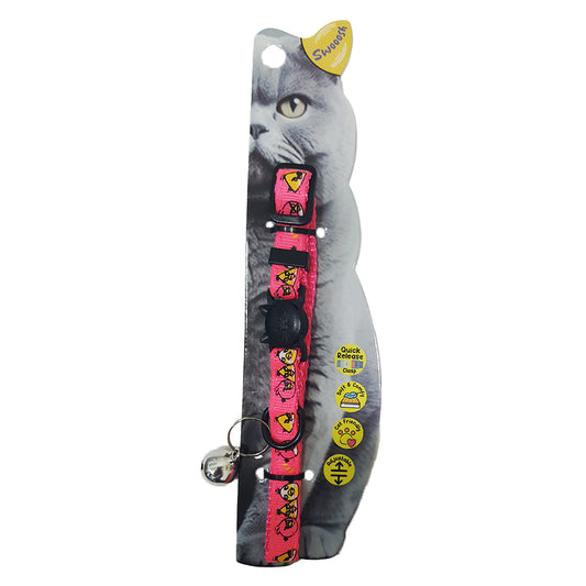Swooosh Angry Birds nylon safe collar C-10mm 18/28cm pink