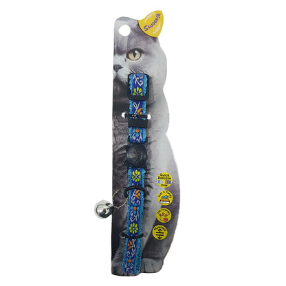 Swooosh Flowericious flower safe collar C-10mm 18/28cm blue